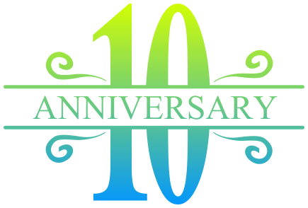 10 year vow renewal logo